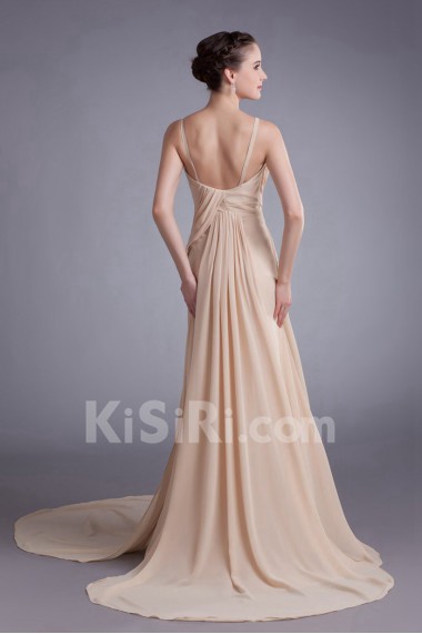 Chiffon Column Dress