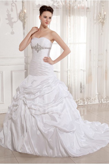 Satin Sweetheart Ball Gown