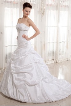 Satin Sweetheart Ball Gown