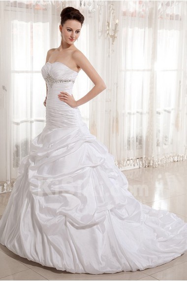 Satin Sweetheart Ball Gown