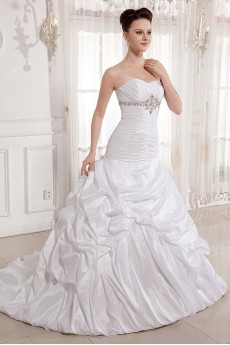 Satin Sweetheart Ball Gown