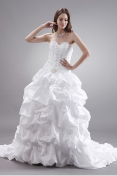 Taffeta Sweetheart Ball Gown