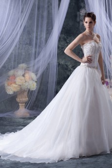 Yarn Sweetheart Ball Gown