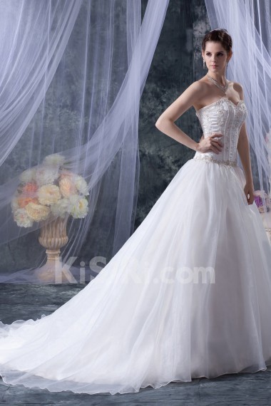 Yarn Sweetheart Ball Gown