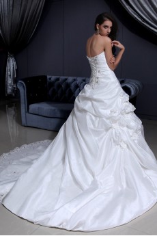 Taffeta Sweetheart Ball Gown with