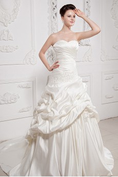 Satin Sweetheart Ball Gown