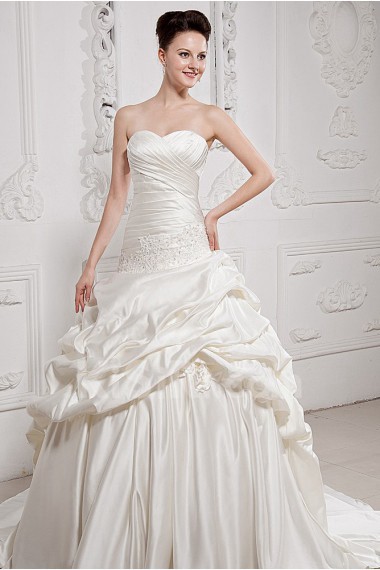 Satin Sweetheart Ball Gown