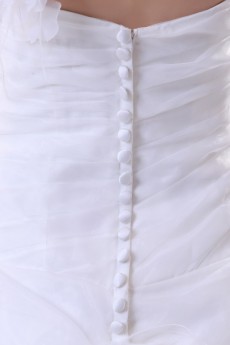 Organza One-Shoulder Ball Gown