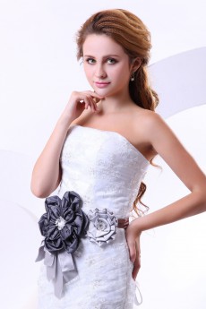 Lace Strapless Sheath Dress