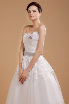 Tulle Sweetheart Ankle-Length A-line Dress