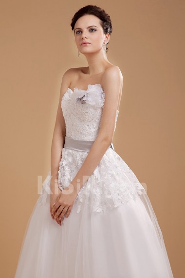 Tulle Sweetheart Ankle-Length A-line Dress