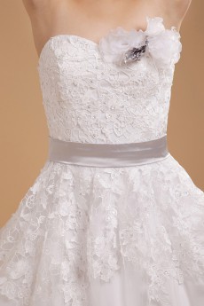 Tulle Sweetheart Ankle-Length A-line Dress