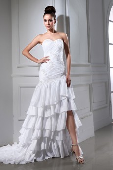 Taffeta Sweetheart Sheath Dress