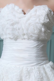 Organza Sweetheart Short Ball Gown