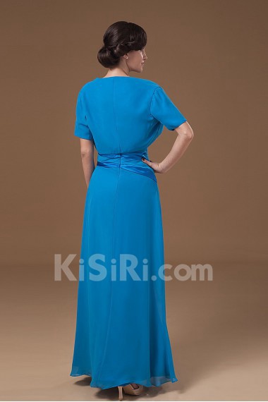 Satin Sweetheart Floor Length A-line Dress with Jacket