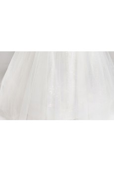 Satin Strapless Floor Length Ball Gown with Sequins