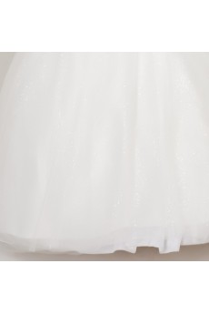 Satin High Collar Neckline Floor Length Ball Gown with Sequins