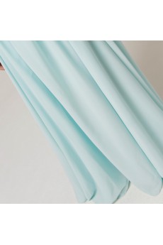 Chiffon Spaghetti Neckline Floor Length Corset Dress