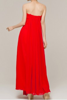 Chiffon Sweetheart Floor Length Empire Dress