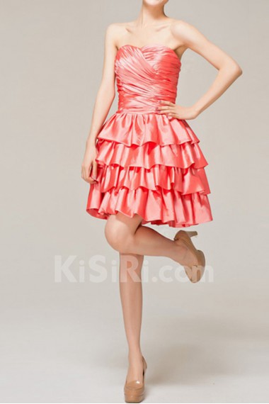 Satin Sweetheart Short Corset Dress