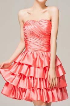 Satin Sweetheart Short Corset Dress