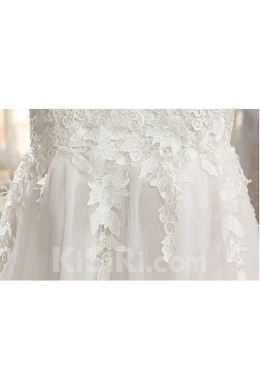 Lace Sweetheart Sheath Dress with Beading