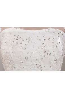 Lace High-Neck Ball Gown Dress with Sequin