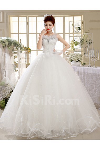 Lace Sweetheart Ball Gown Dress with Beading and Sequin