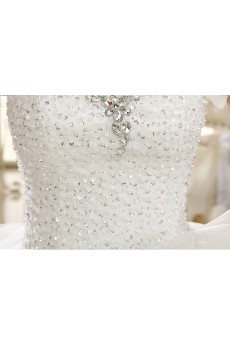 Lace Sweetheart Ball Gown Dress with Beading and Sequin