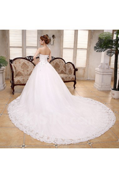 Lace and Tulle sweetheart Ball Gown Dress with Bead and Sequin