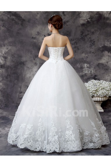 Lace and Tulle sweetheart Ball Gown Dress with Sequin