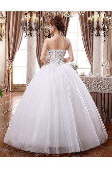 Lace and Tulle sweetheart Ball Gown Dress with Beading