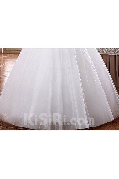 Lace and Tulle sweetheart Ball Gown Dress with Beading