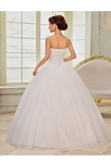 Lace and Tulle sweetheart Ball Gown Dress with Sequins