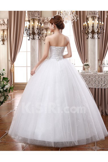 Lace and Tulle sweetheart Ball Gown Dress with Beading