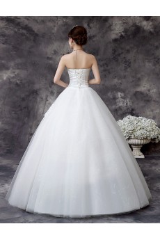 Lace and Tulle Sweetheart Ball Gown Dress with Sequins