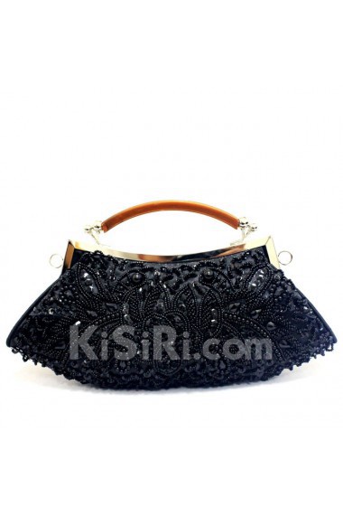 Satin Bead Handbag