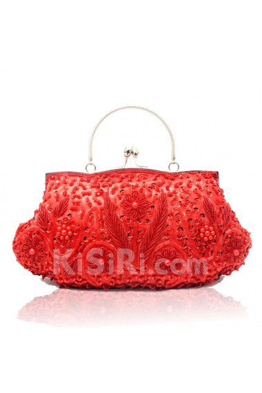 Satin Bead Handbag