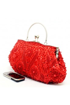 Satin Bead Handbag