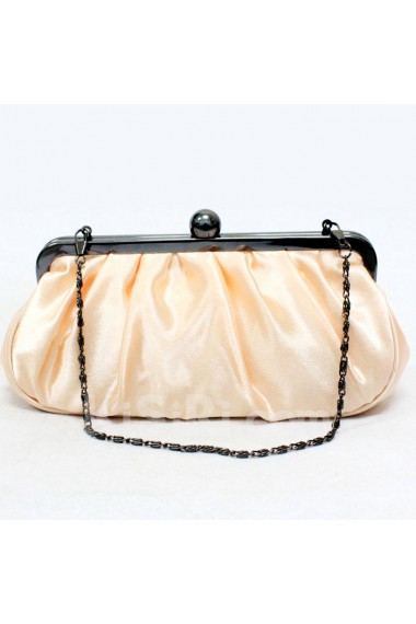 Satin Handbag with Rhinestone