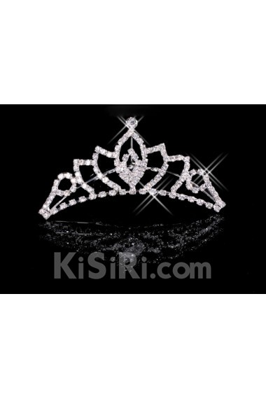 Alloy Wedding Headpiece With Rhinestone Crystal