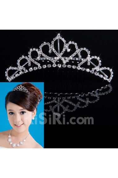 Alloy Wedding Headpiece With Rhinestone