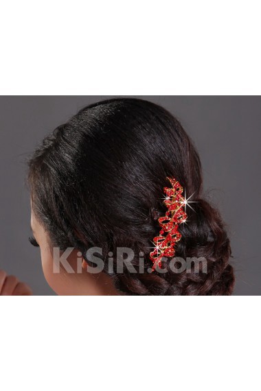 Alloy Wedding Headpiece With Rhinestone