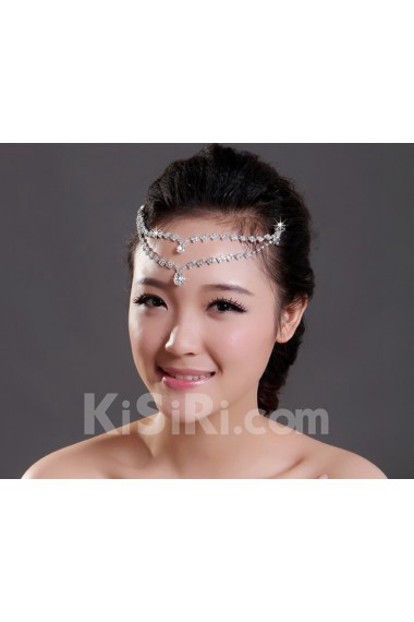 Alloy Wedding Headpiece With Rhinestone