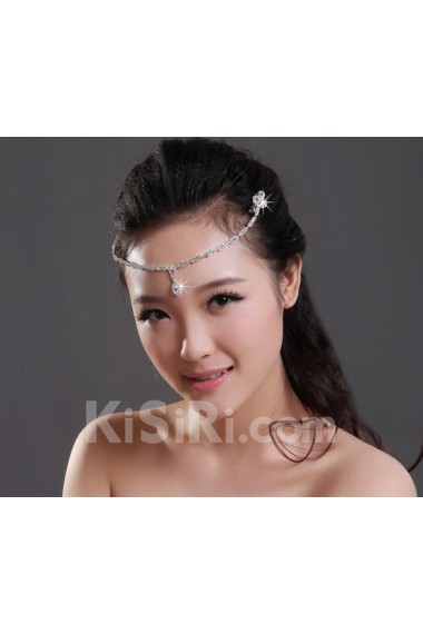 Alloy Wedding Headpiece With Rhinestone