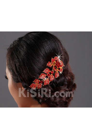 Alloy Wedding Headpiece With Rhinestone