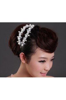 Alloy Wedding Headpiece With Beads