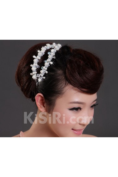 Alloy Wedding Headpiece With Beads