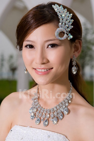 Alloy Wedding Headpiece With Rhinestone