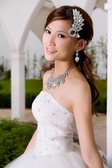 Alloy Wedding Headpiece With Rhinestone